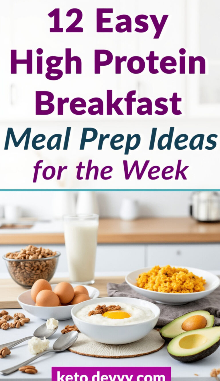 12 Easy High Protein Breakfast Meal Prep Ideas for the Week
