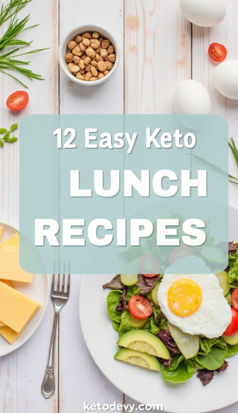 12 Easy Keto Lunch Recipes