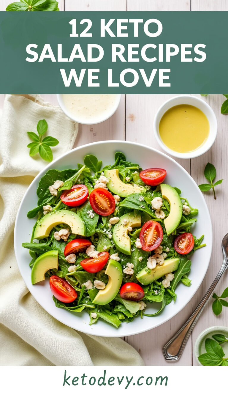 12 Easy Keto Salad Recipes We Love