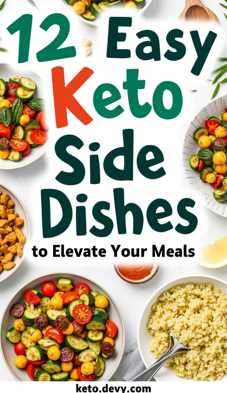 12 Easy Keto Side Dishes to Elevate Your Meals