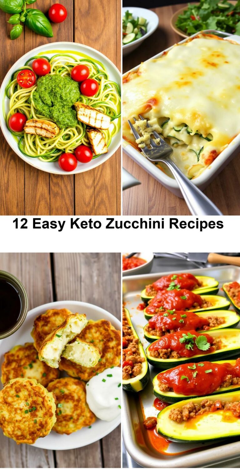 12 Easy Keto Zucchini Recipes