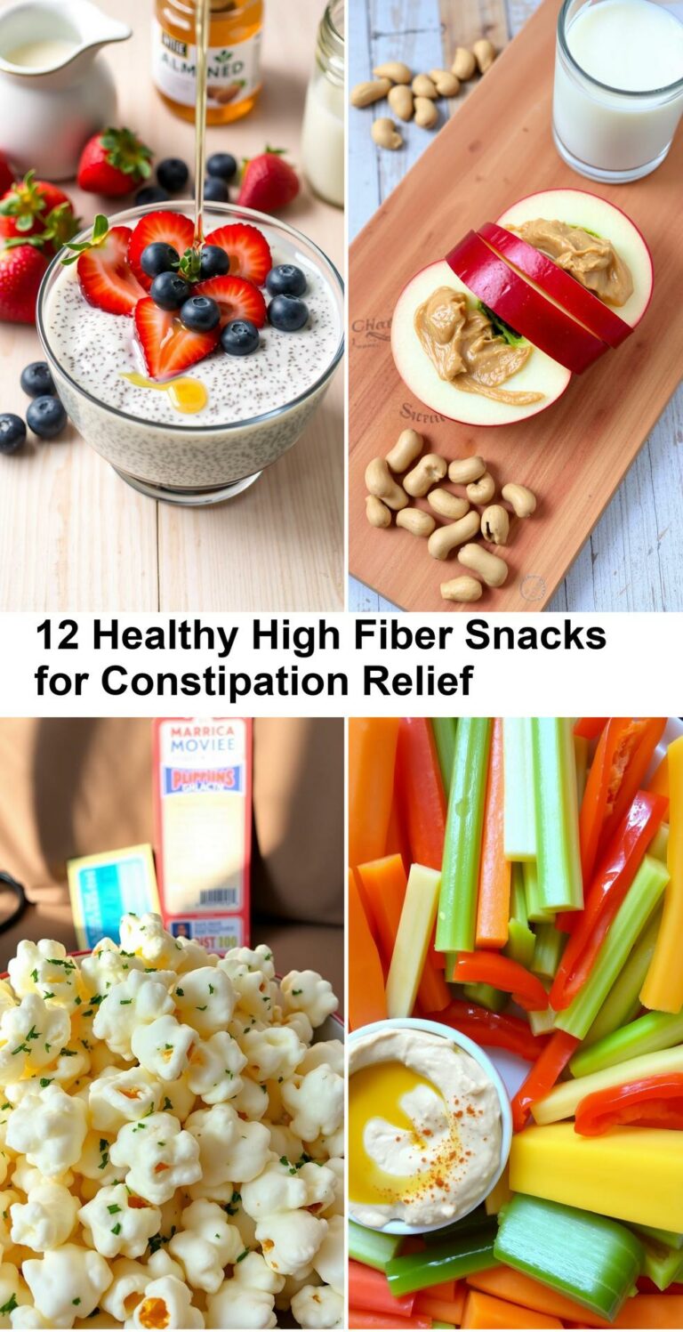 12 Healthy High Fiber Snacks for Constipation Relief