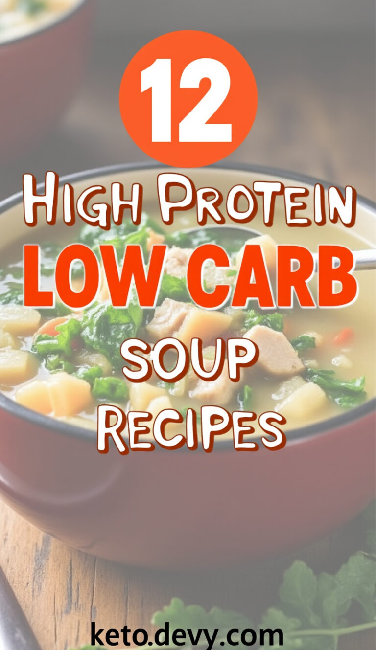 12 High Protein Low Carb Soup Recipes