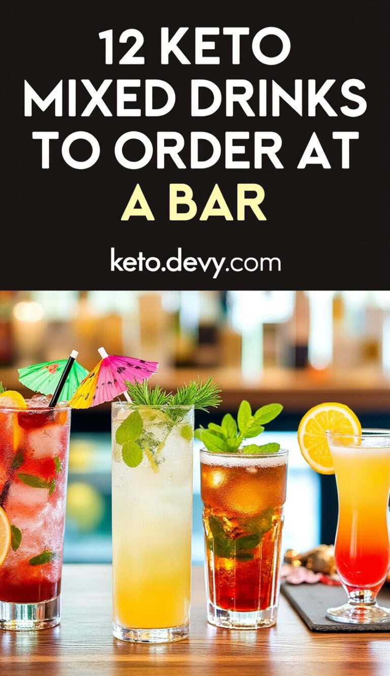 12 Keto Mixed Drinks To Order At A Bar