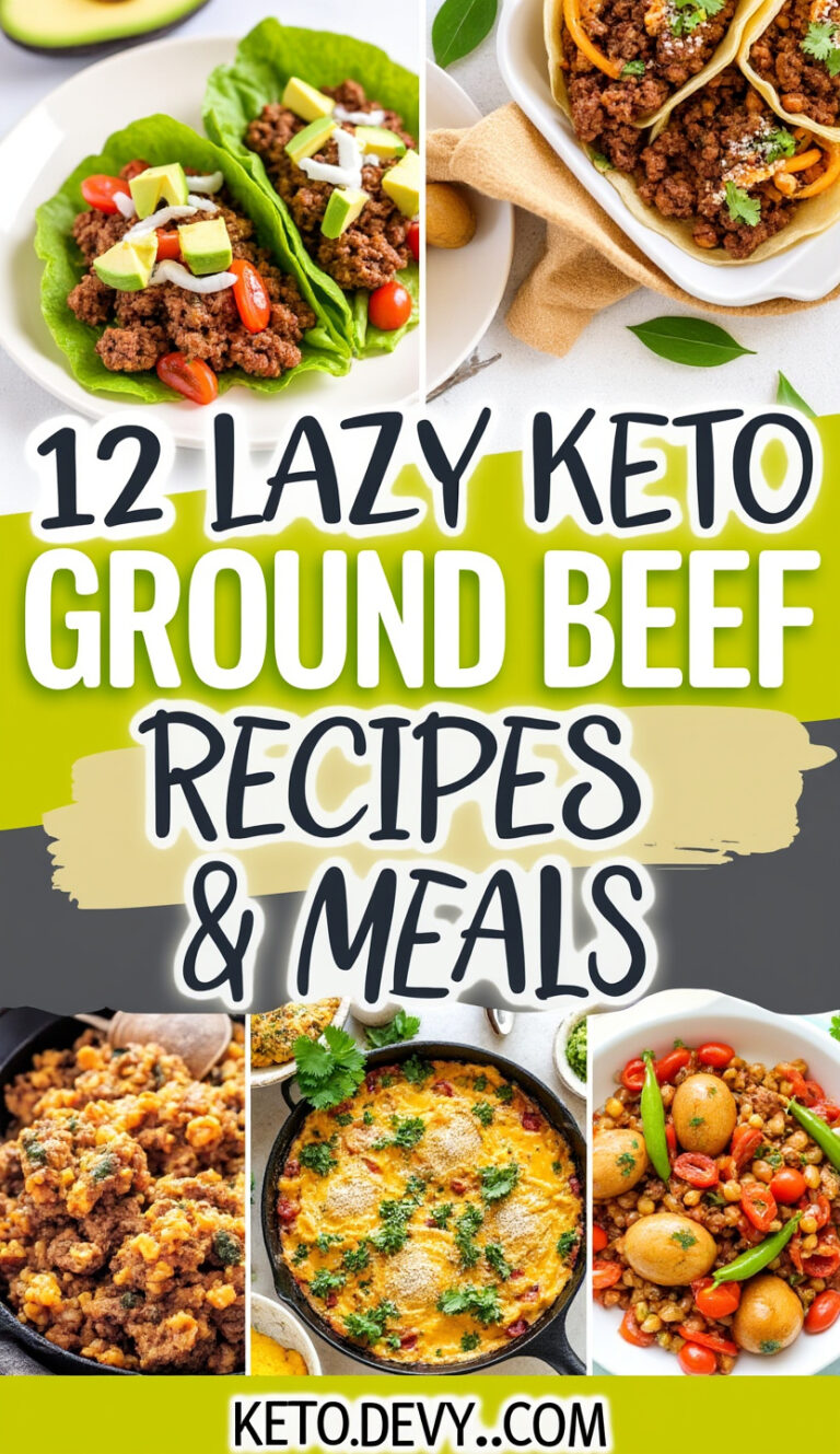 12 Lazy Keto Ground Beef Recipes & Meals For The Whole Family