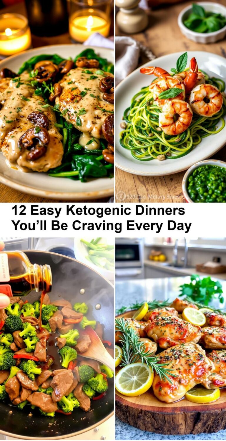 12 Easy Ketogenic Dinners You’ll Be Craving Every Day