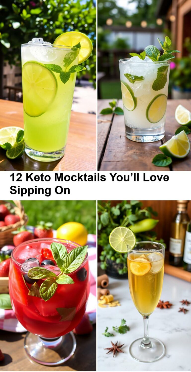 12 Keto Mocktails You’ll Love Sipping On