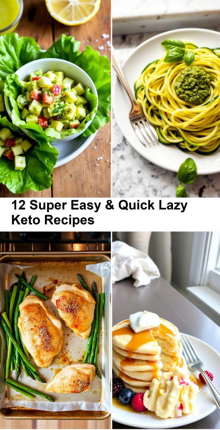 12 Super Easy & Quick Lazy Keto Recipes