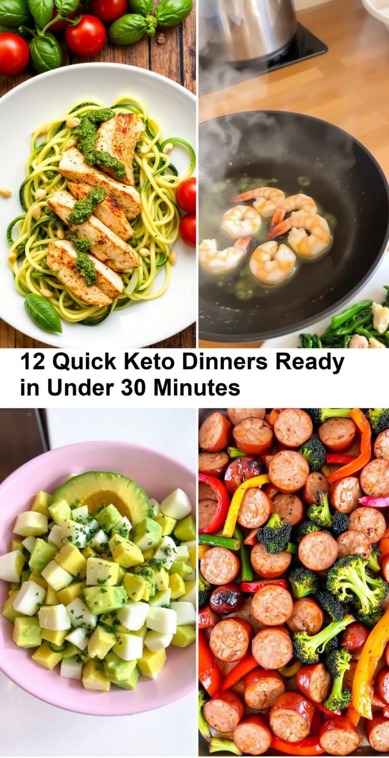 12 Quick Keto Dinners Ready in Under 30 Minutes