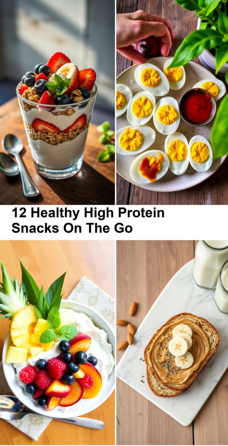 12 Healthy High Protein Snacks On The Go