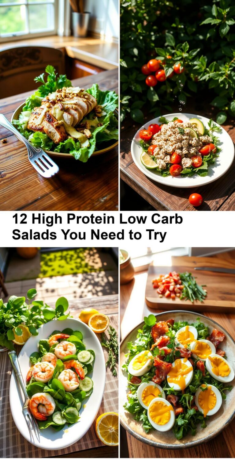 12 High Protein Low Carb Salads You Need to Try