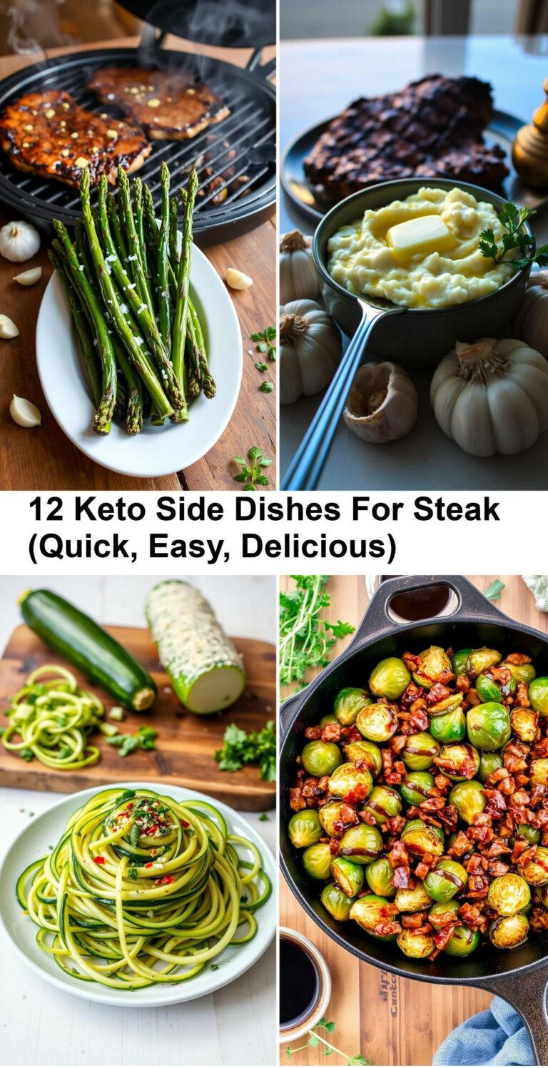 12 Keto Side Dishes For Steak (Quick, Easy, Delicious)