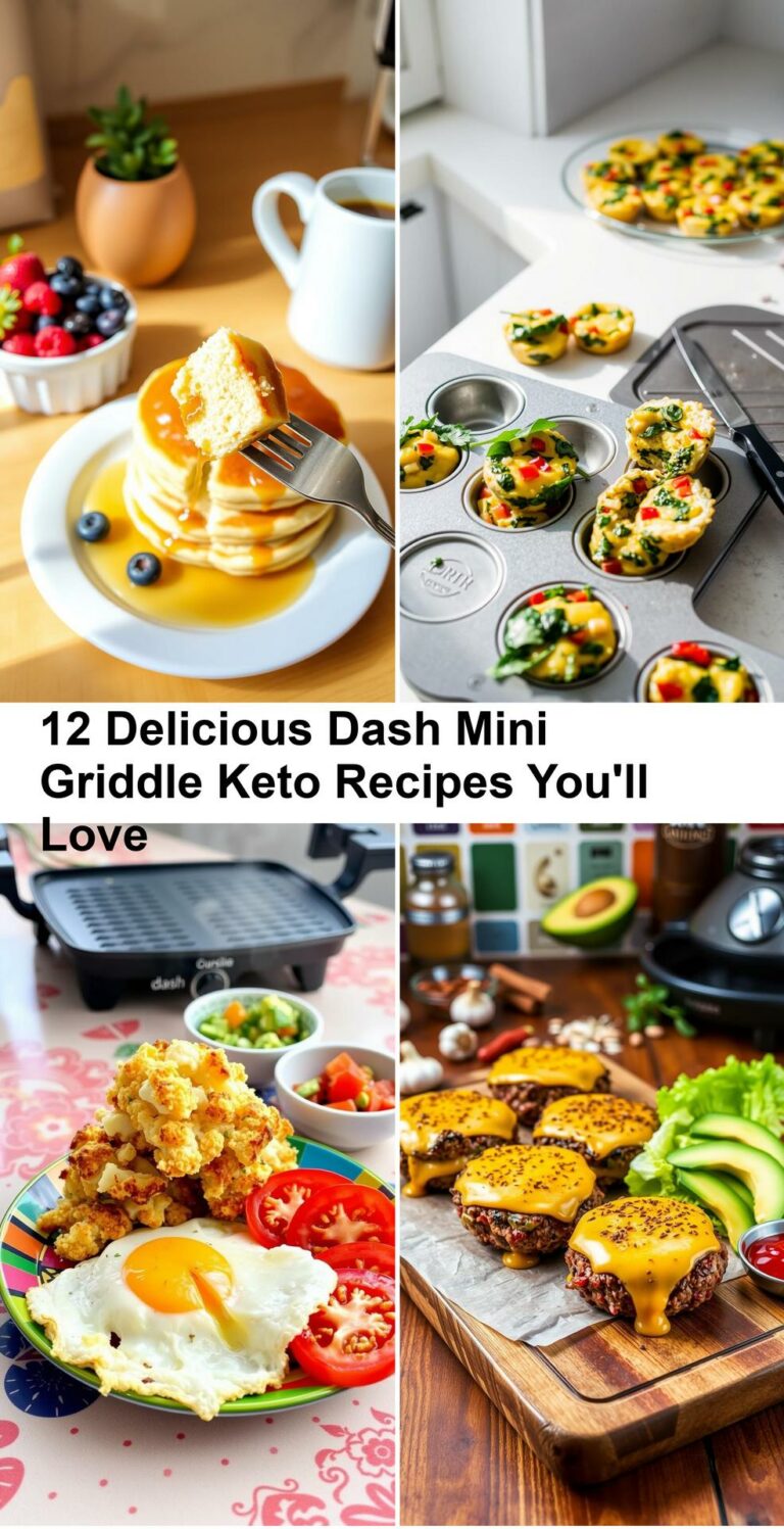 12 Delicious Dash Mini Griddle Keto Recipes You’ll Love