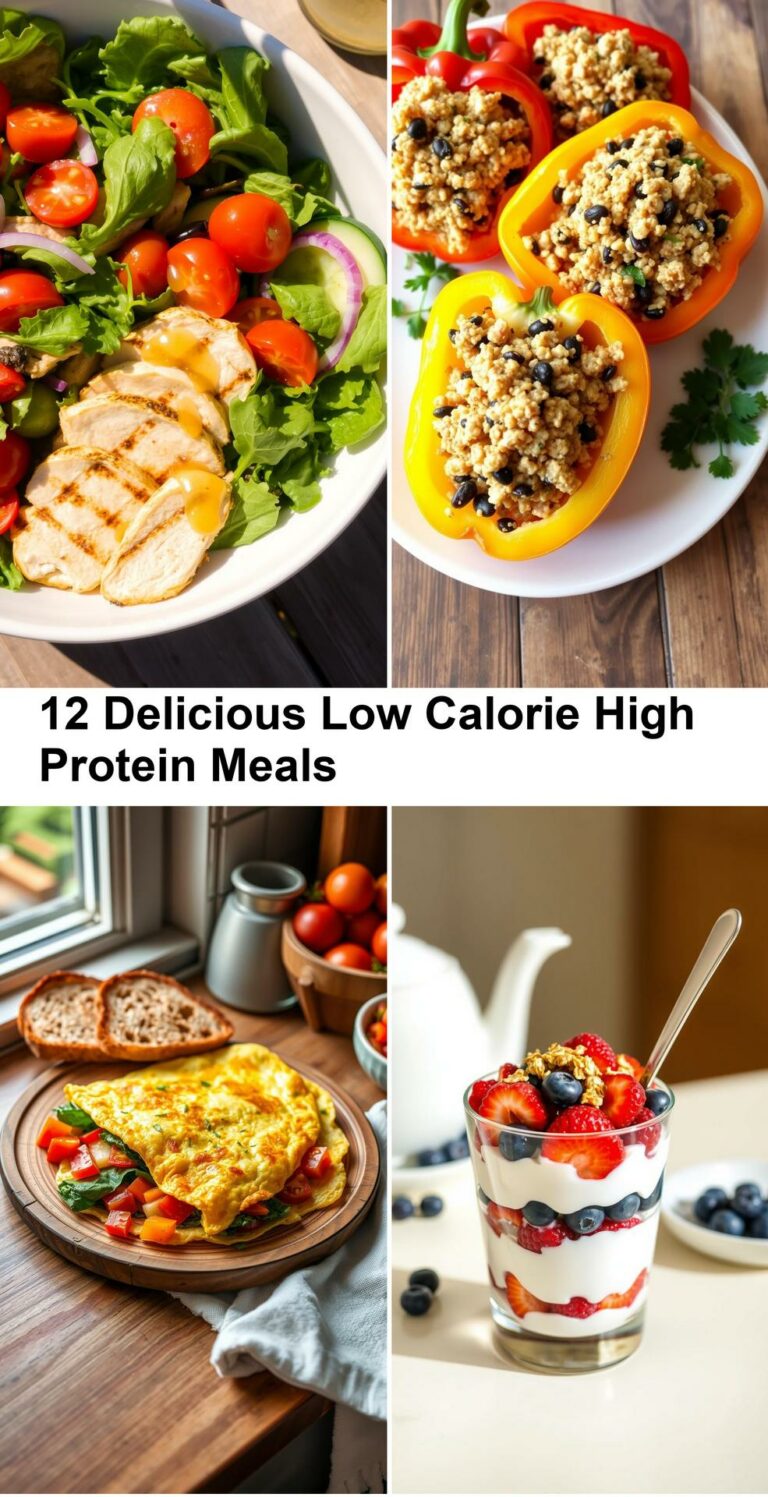 12 Delicious Low Calorie High Protein Meals
