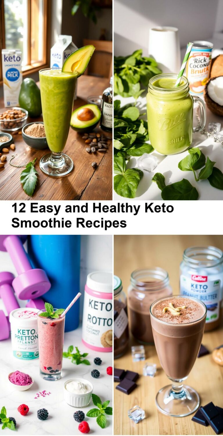 12 Easy and Healthy Keto Smoothie Recipes