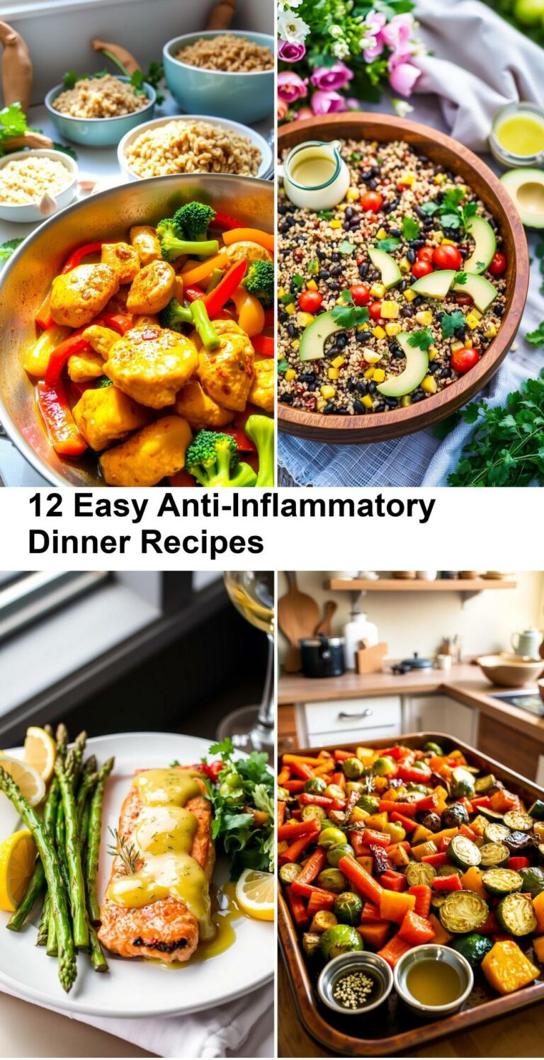 12 Easy Anti-Inflammatory Dinner Recipes