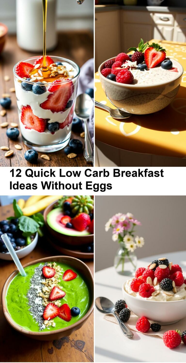 12 Quick Low Carb Breakfast Ideas Without Eggs