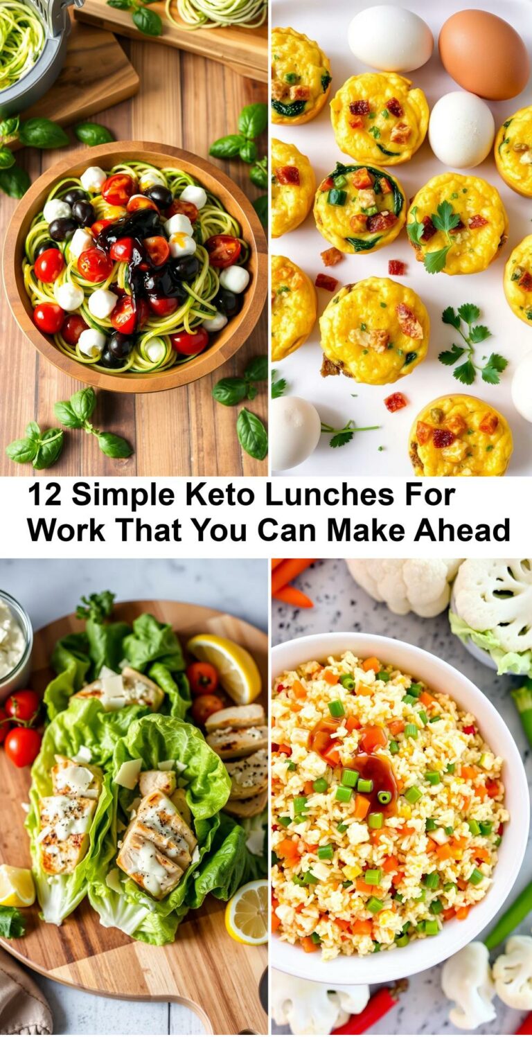 12 Simple Keto Lunches For Work That You Can Make Ahead