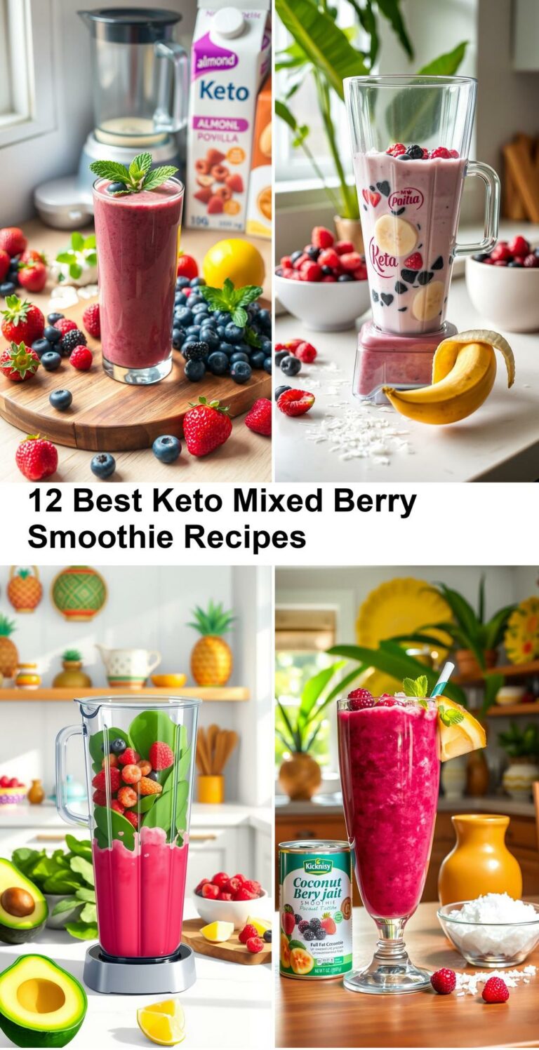 12 Best Keto Mixed Berry Smoothie Recipes