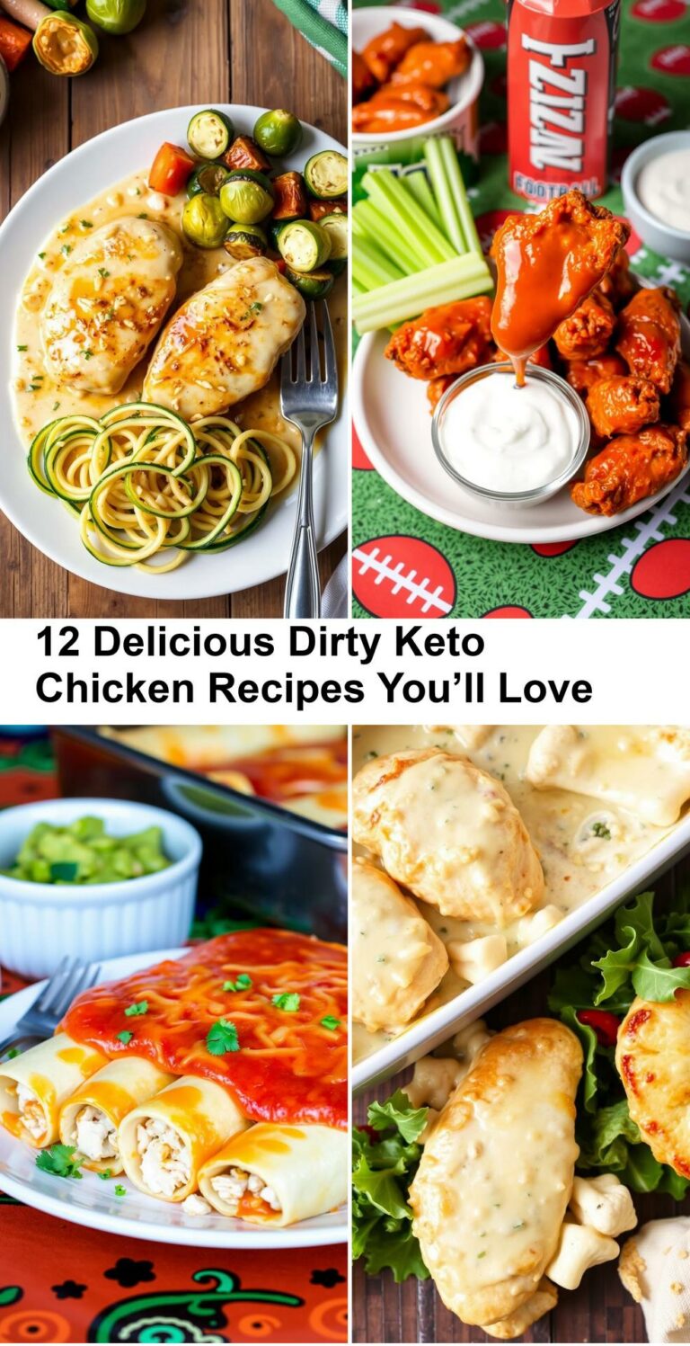 12 Delicious Dirty Keto Chicken Recipes You’ll Love