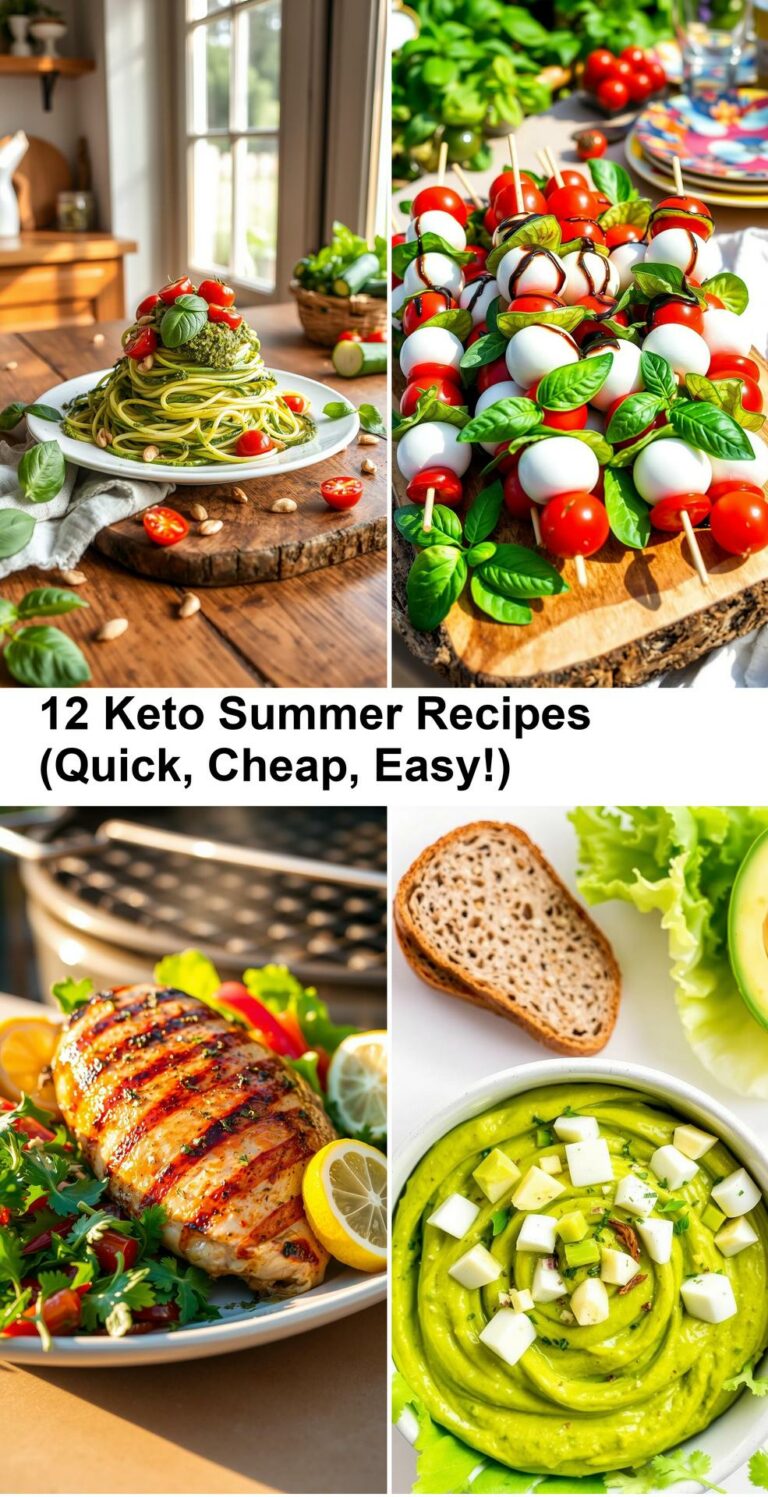 12 Keto Summer Recipes (Quick, Cheap, Easy!)