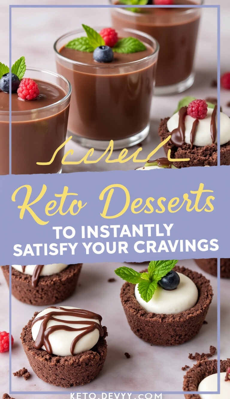 12 Decadent Keto Desserts To Instantly Satisfy Your Cravings