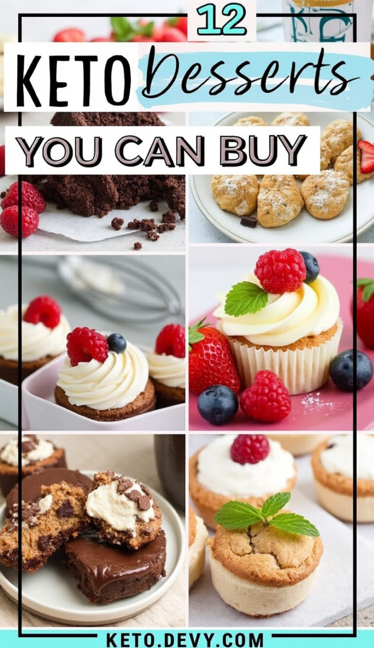 12 Delicious Keto Desserts You Can Buy