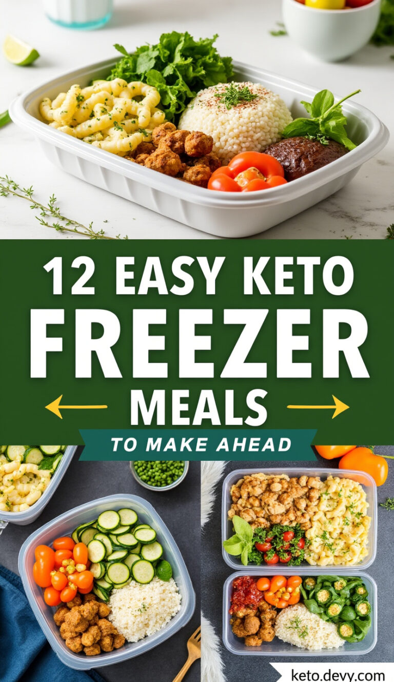 12 Easy Keto Freezer Meals to Make Ahead