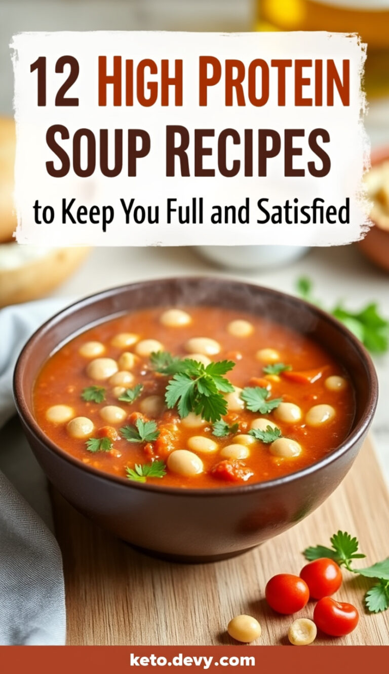 12 High Protein Soup Recipes to Keep You Full and Satisfied