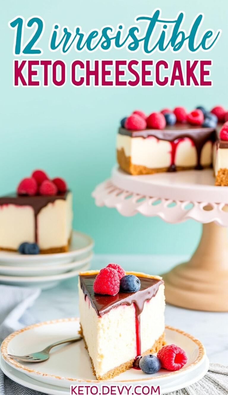 12 Irresistible Keto Cheesecake Recipes You Have to Try This Week