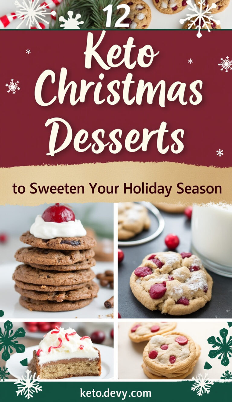 12 Keto Christmas Desserts to Sweeten Your Holiday Season