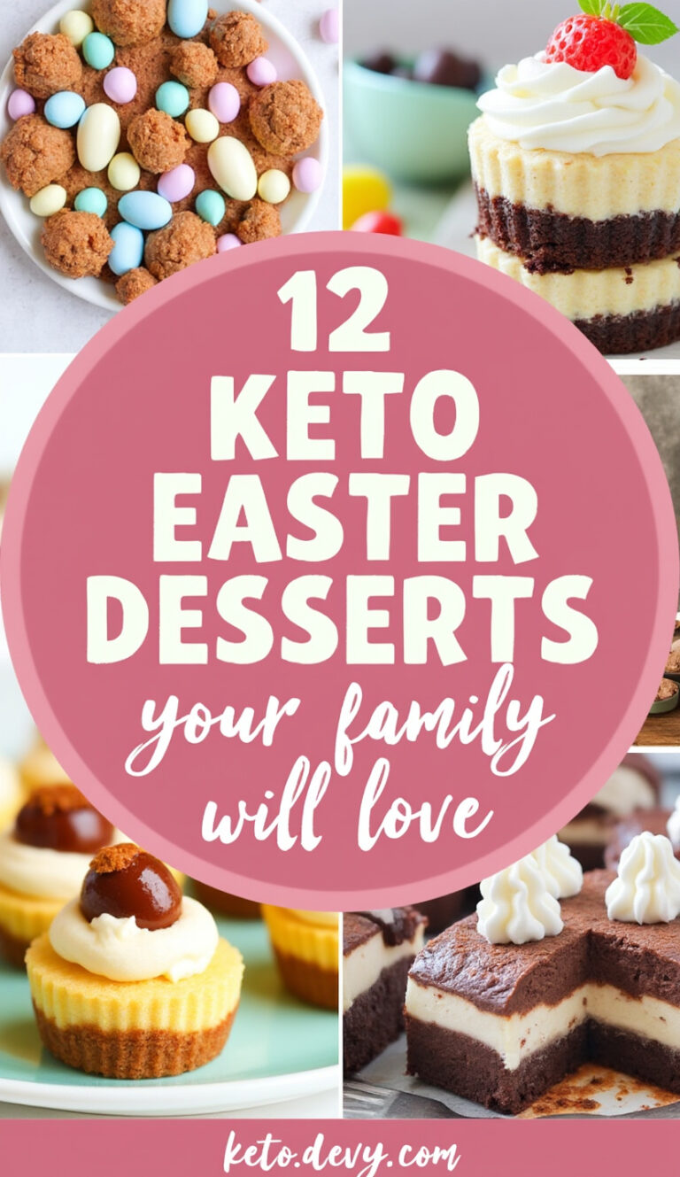 12 Keto Easter Desserts Your Family Will Love