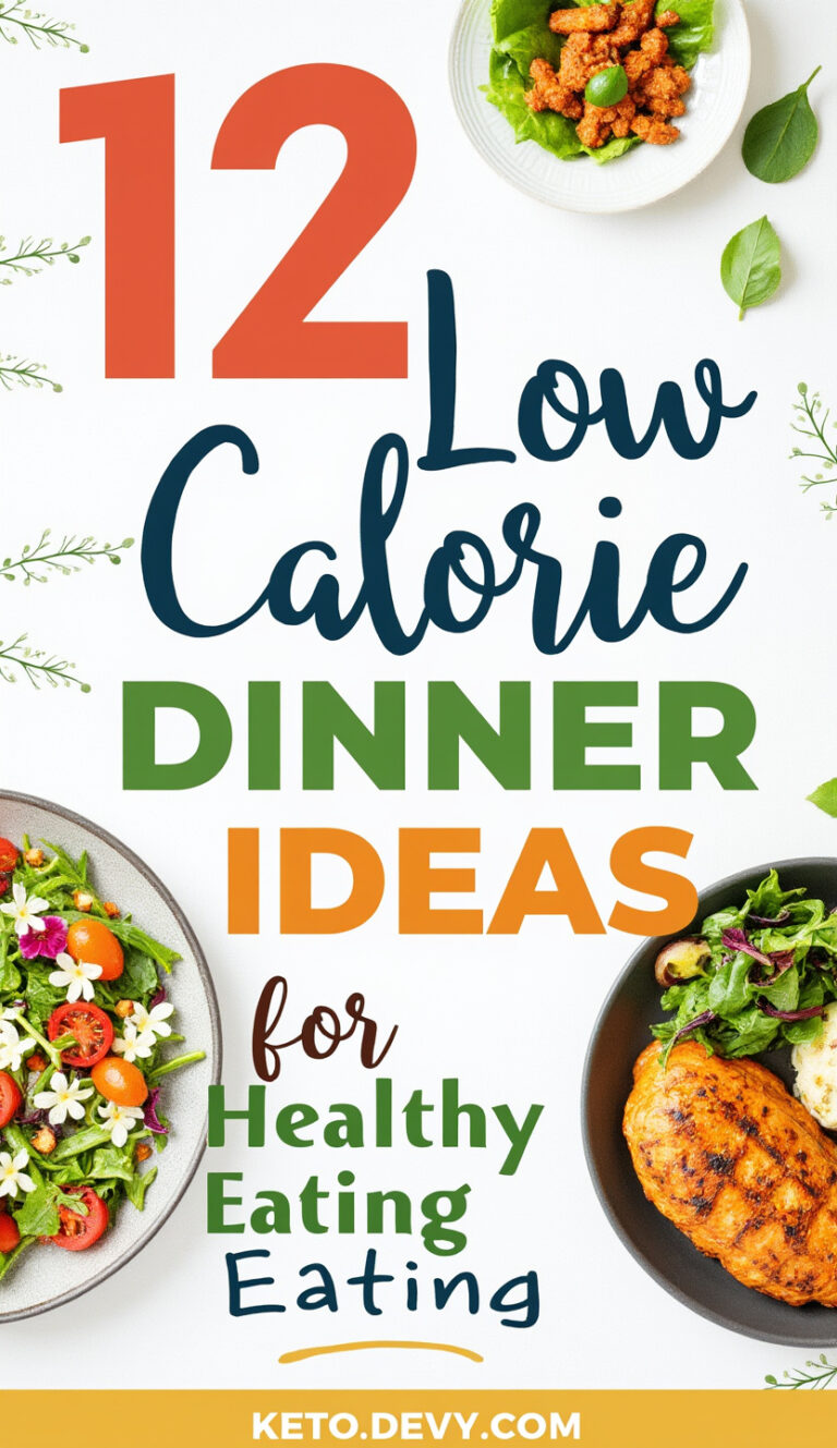 12 Low Calorie Dinner Ideas for Healthy Eating