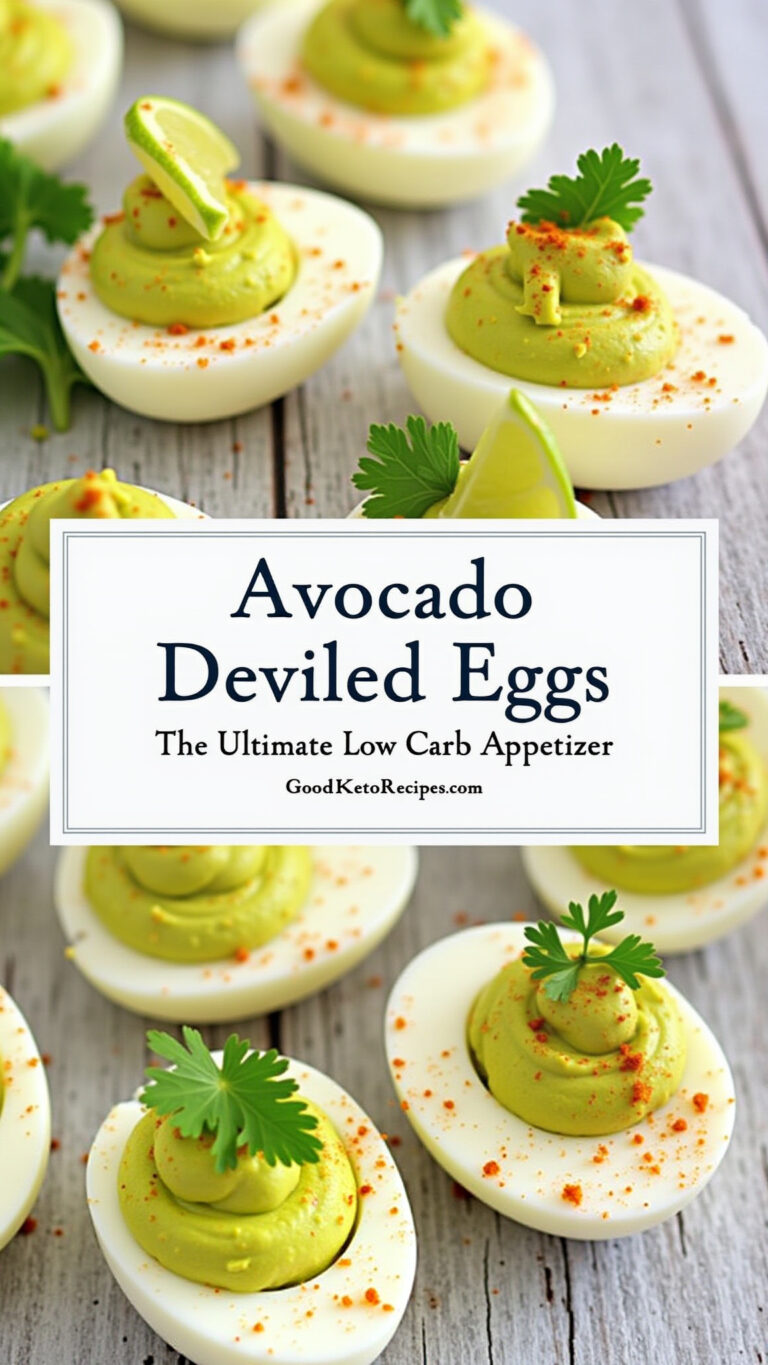 Avocado Deviled Eggs: The Ultimate Low-Carb Appetizer