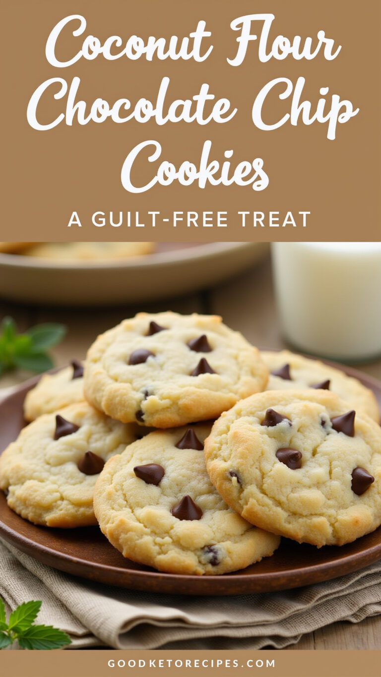 Coconut Flour Chocolate Chip Cookies: A Guilt-Free Treat