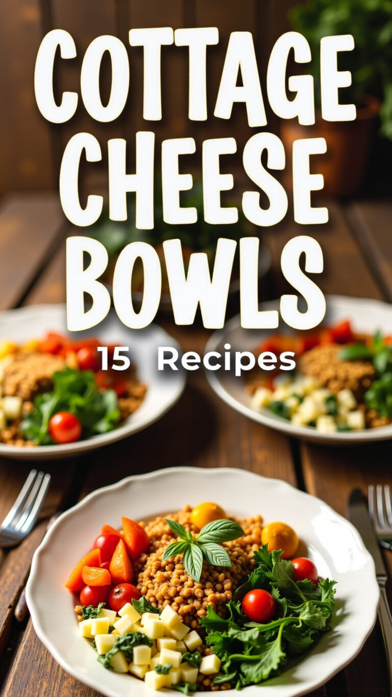 Cottage Cheese Dinner Bowls: 15 Recipes