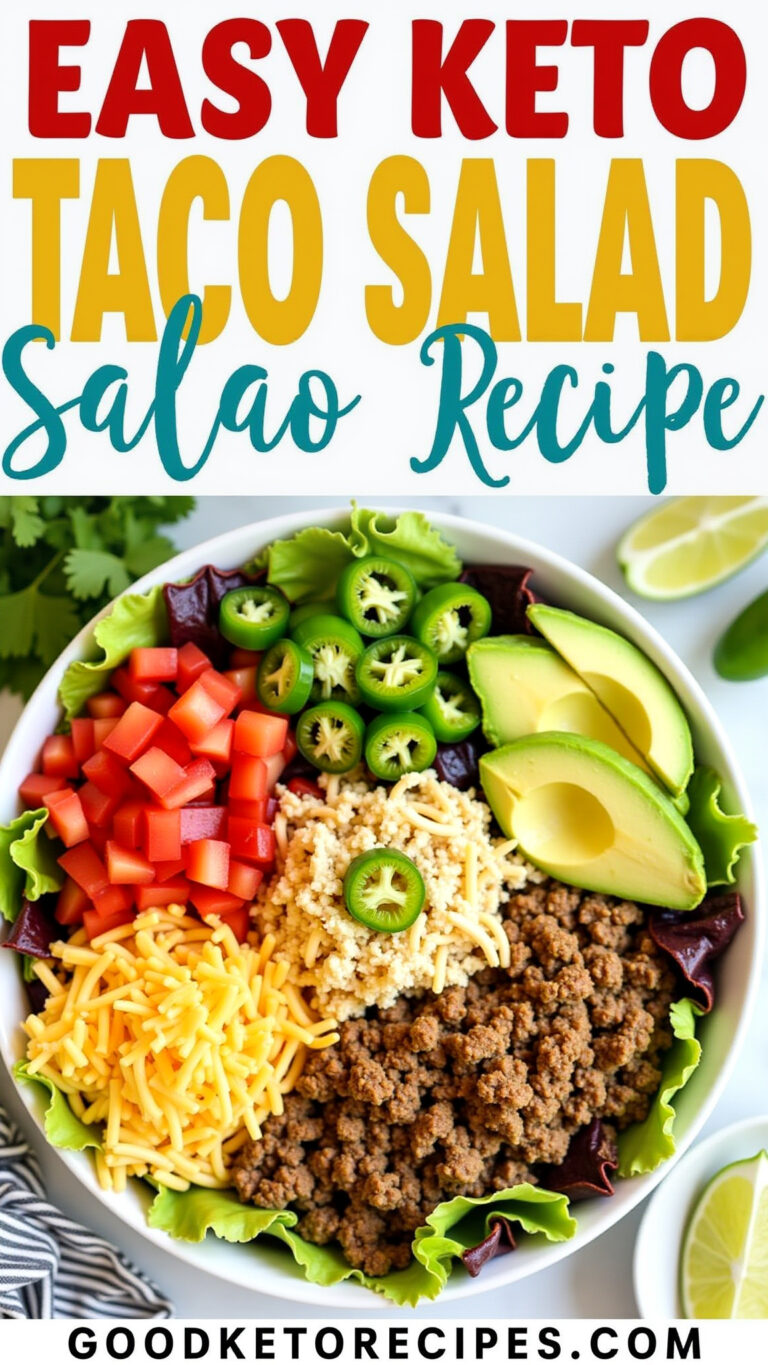 Easy Keto Taco Salad Recipe