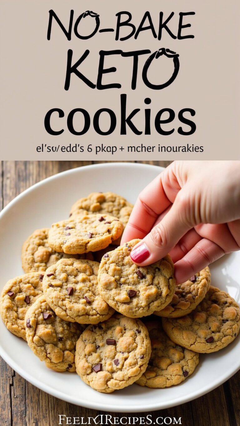 Easy No-Bake Keto Cookies
