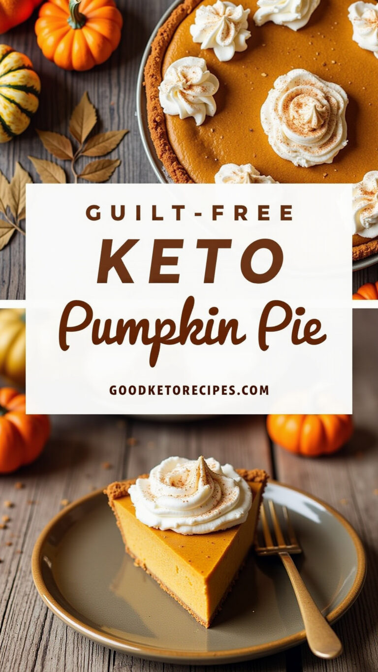 Guilt-Free Keto Pumpkin Pie Recipe