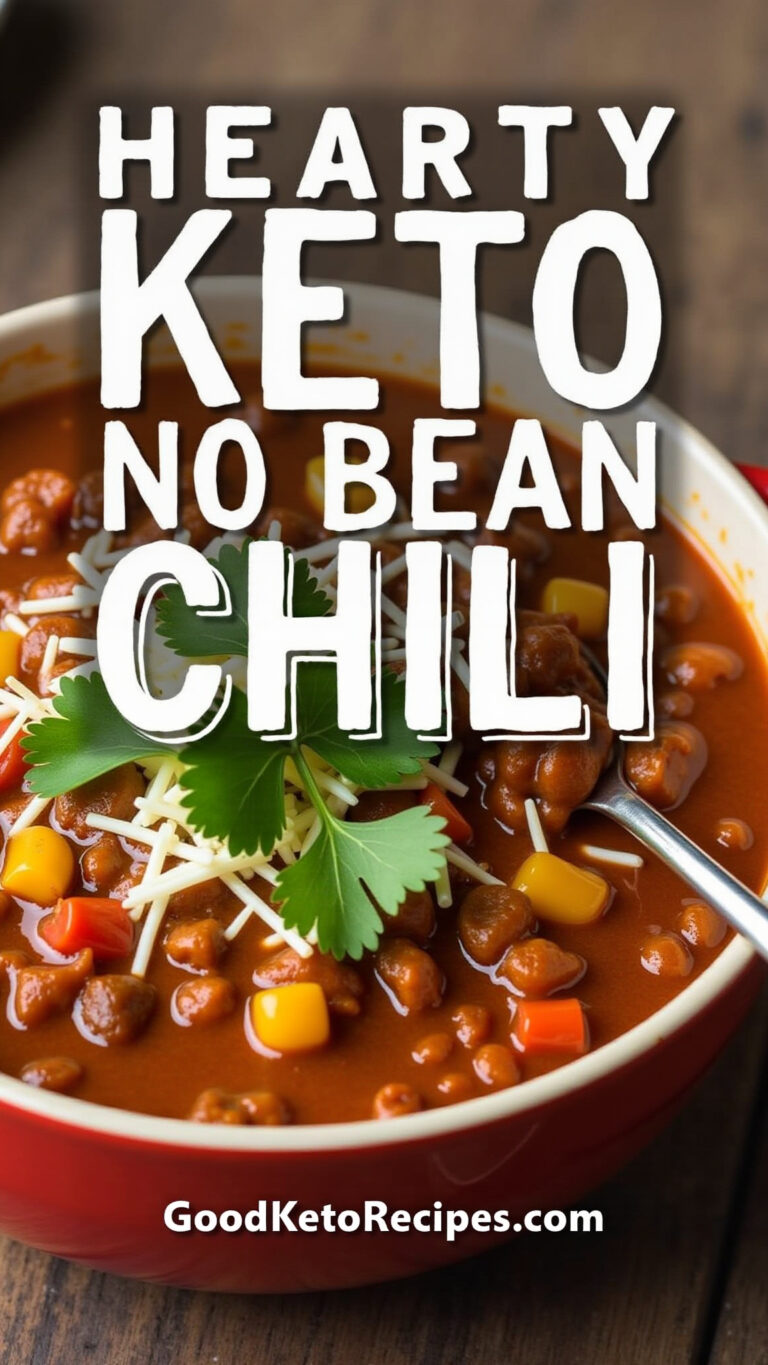 Hearty Keto No Bean Chili