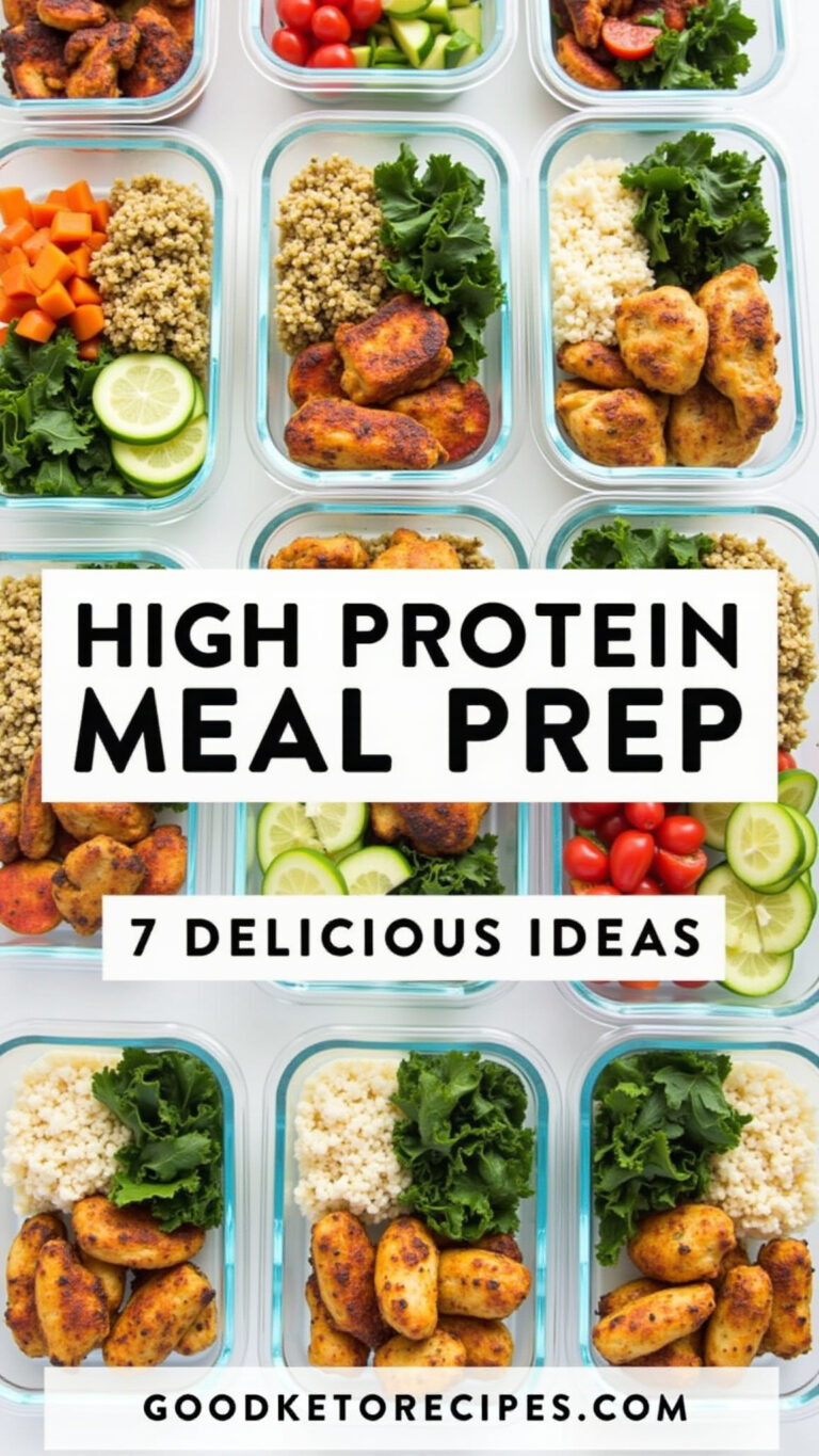 High Protein Meal Prep: 7 Delicious Ideas