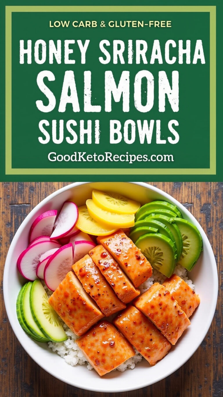 Honey Sriracha Salmon Sushi Bowls (Low Carb & Gluten-Free)