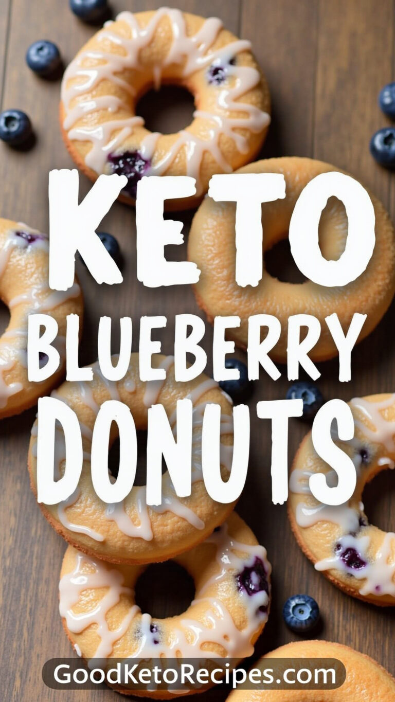 Keto Blueberry Donuts: Guilt-Free Delights