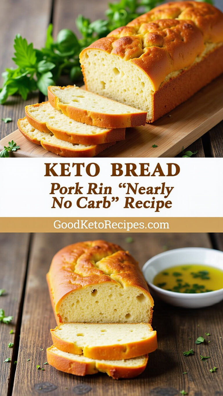 Keto Bread: Pork Rind “Nearly No Carb” Recipe