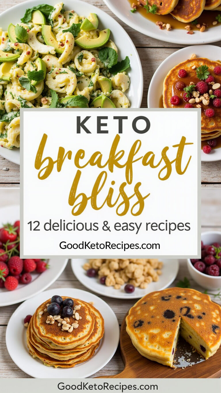 Keto Breakfast Bliss: 12 Delicious & Easy Recipes
