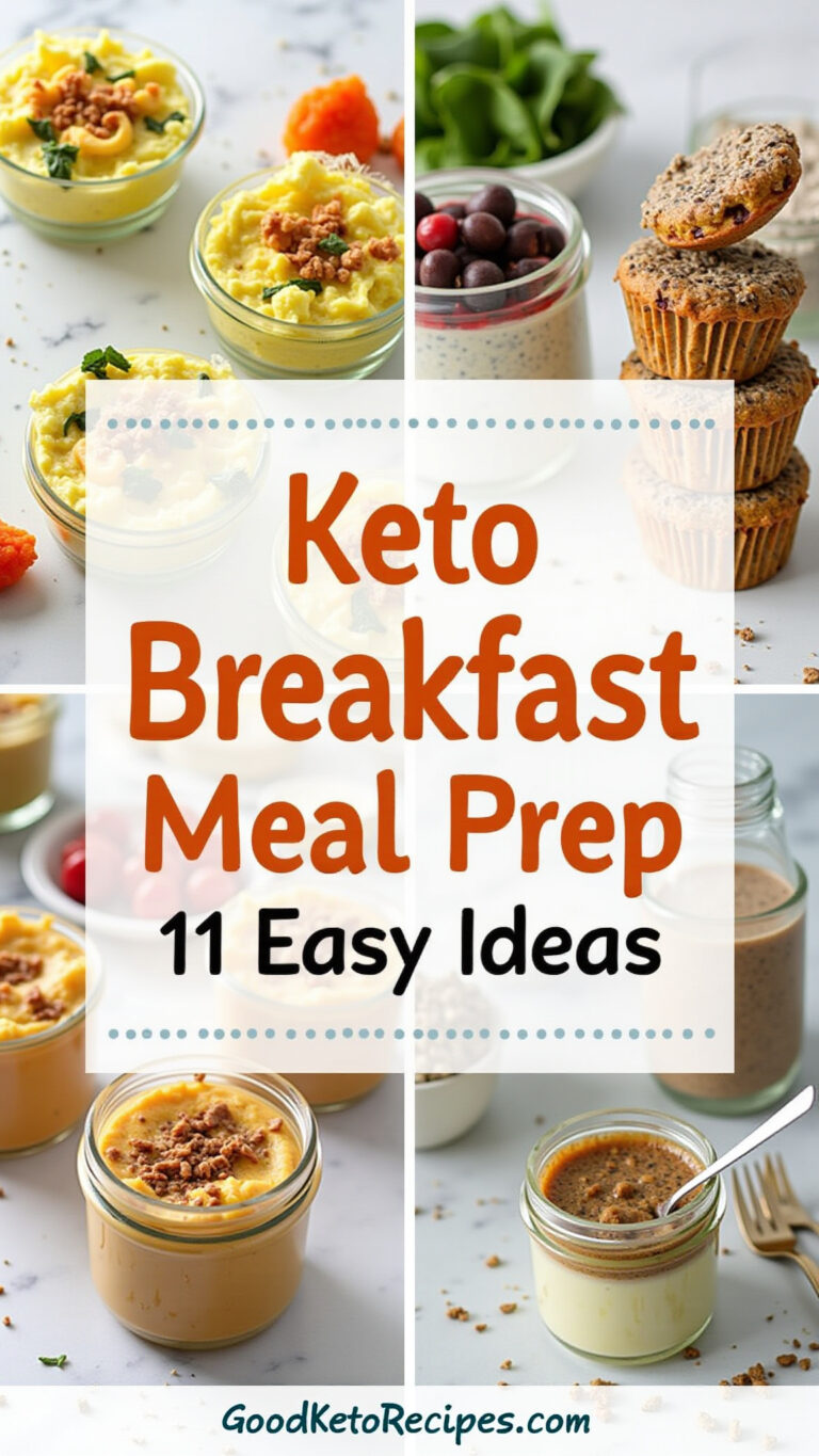 Keto Breakfast Meal Prep: 11 Easy Ideas