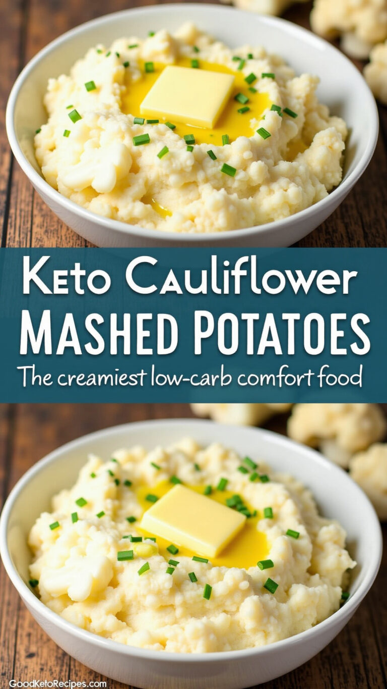 Keto Cauliflower Mashed Potatoes: The Creamiest Low-Carb Comfort Food