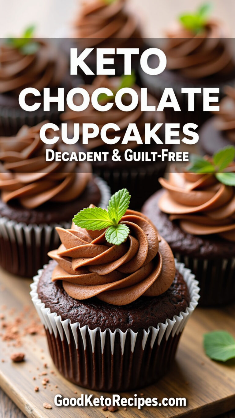 Keto Chocolate Cupcakes: Decadent & Guilt-Free