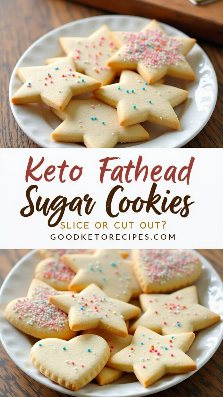 Keto Fathead Sugar Cookies: Slice or Cut Out?