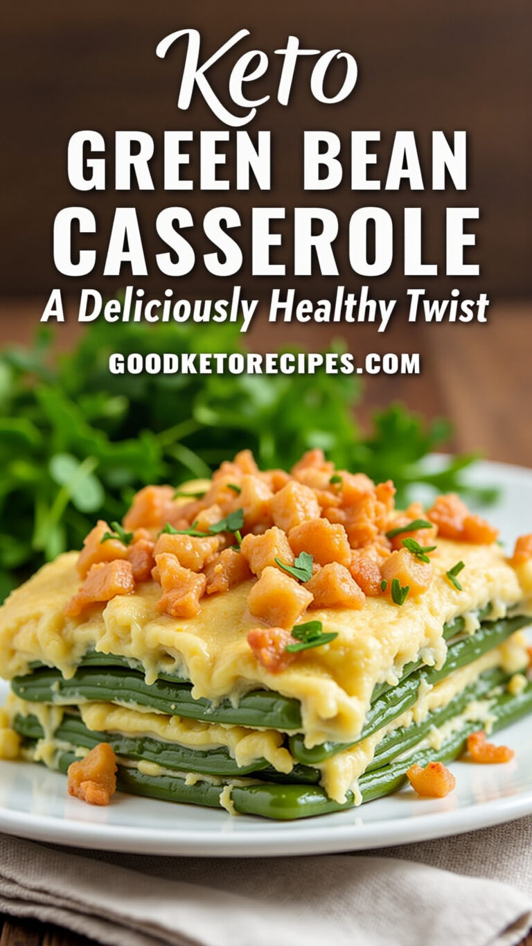 Keto Green Bean Casserole: A Deliciously Healthy Twist